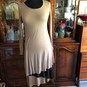 Kensie layered dress -long sleeved  - Size S